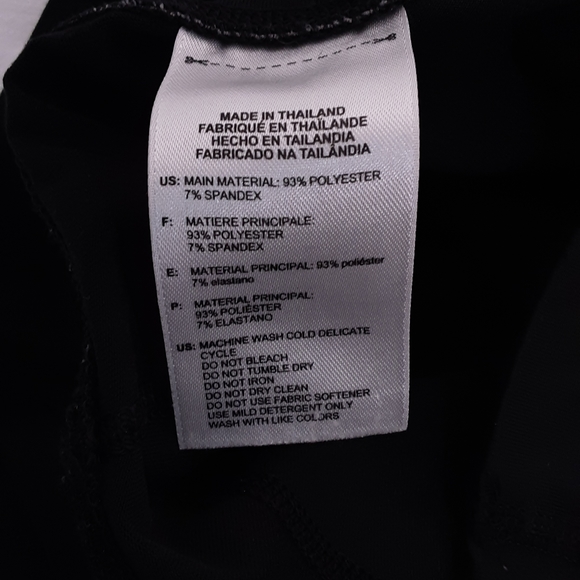 Adidas Womens Climalite Black Compression Cropped Leggings Size Small - Picture 7 of 7